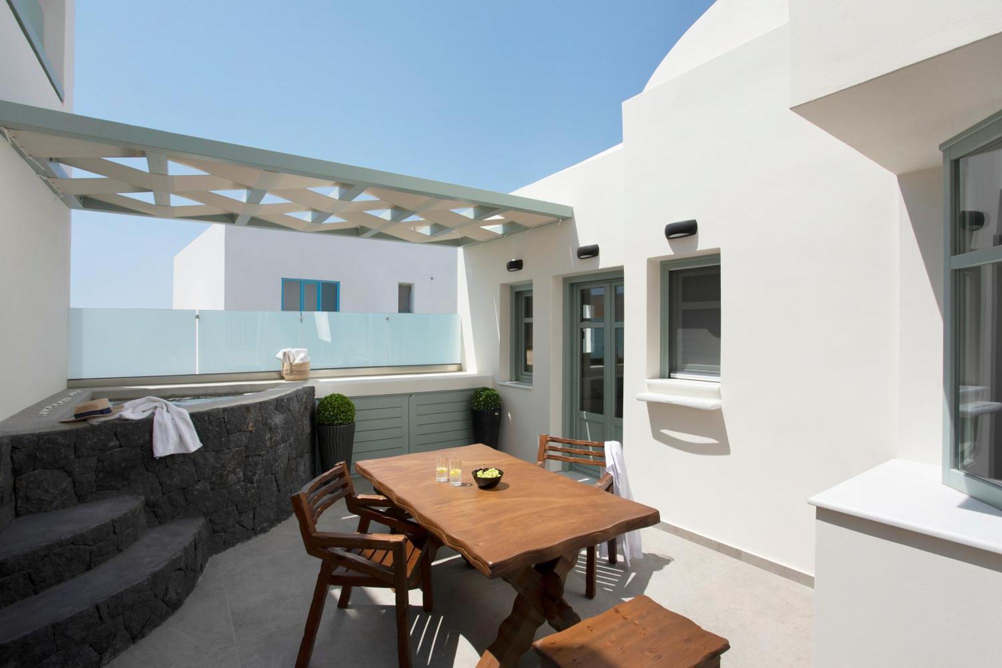 New Villa Katerina - 6 Villas & 6 Private Jacuzzi Emporio  Exteriör bild